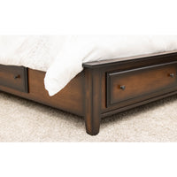 Mt. Hope Amish Sleigh Storage Platform Bed
