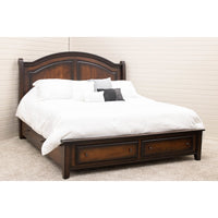 Mt. Hope Amish Sleigh Storage Platform Bed