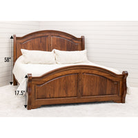 Mt. Hope Amish Sleigh Bed with Arched Footboard
