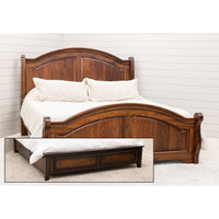 Mt. Hope Amish Sleigh Storage Platform Bed