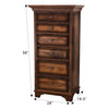 Mt. Hope Amish 6-Drawer Lingerie Dresser