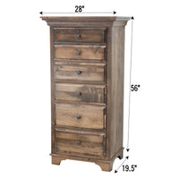 Mt. Hope Amish 6-Drawer Lingerie Dresser