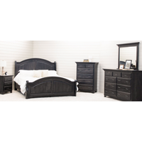 Mt. Hope Amish Sleigh Solid Wood Headboard Only