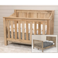 Amish Mission Maple Wood Convertible Crib | DS