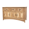 Amish Mission Hickory Wood Murphy Bed Cabinet | WB