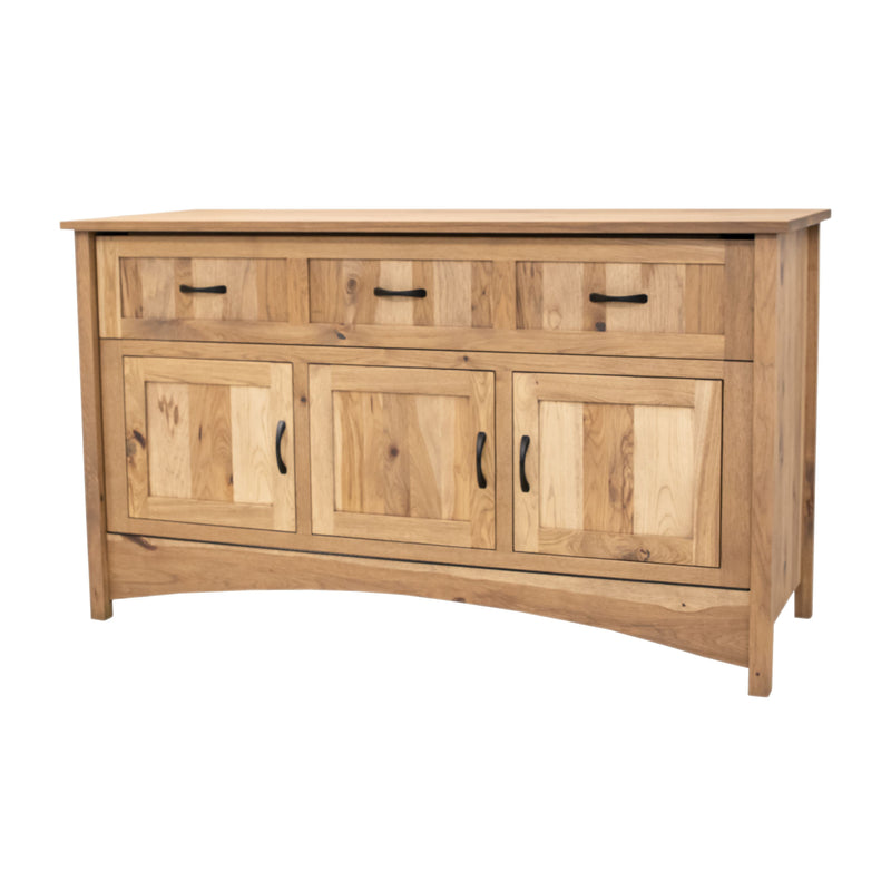 Amish Mission Hickory Wood Murphy Bed Cabinet | WB