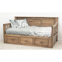 Yoder's Amish Mission Solid Maple Wood Daybed with Drawers | SP