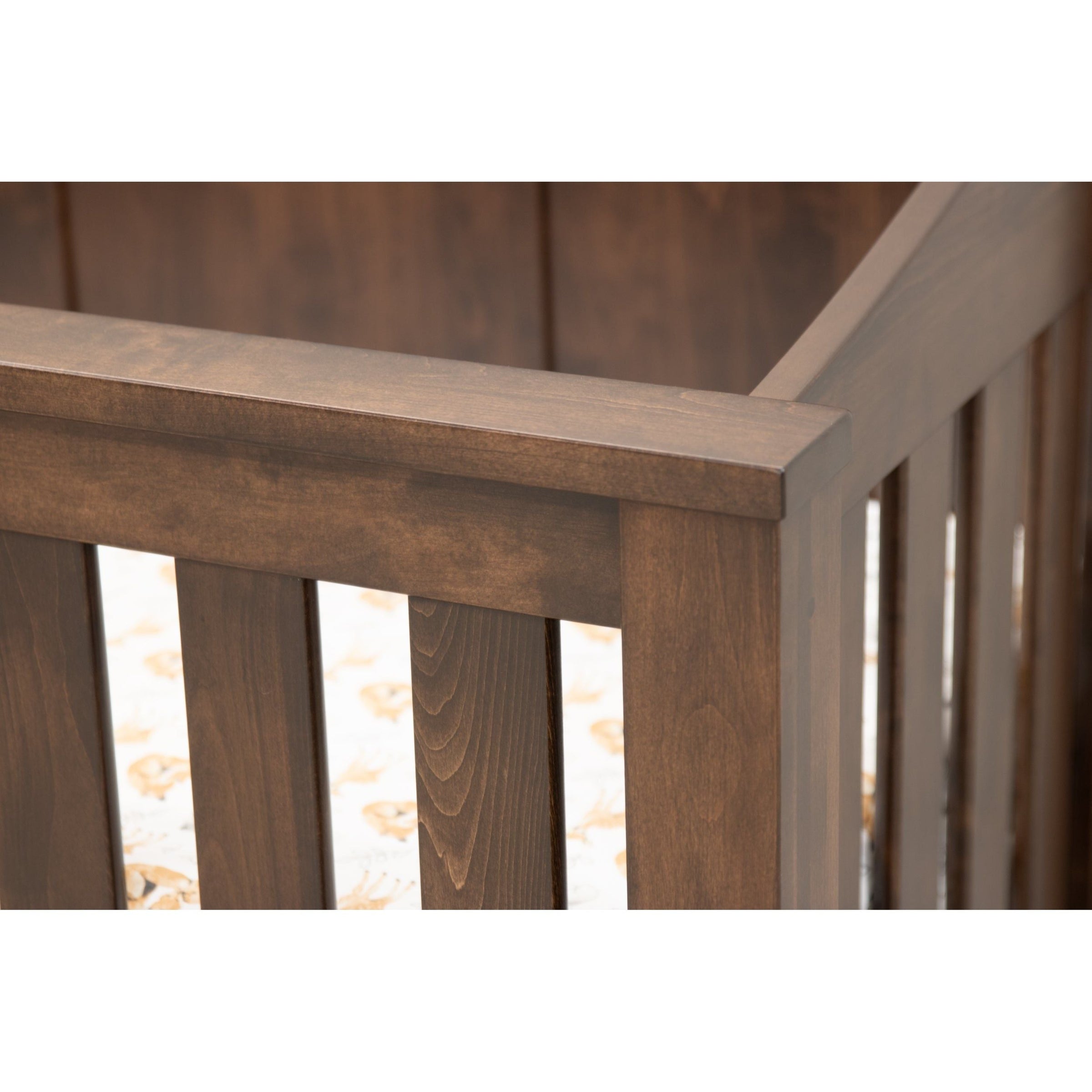 Amish Mission Maple Wood Convertible Crib | BV
