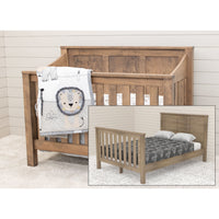 Amish Mission Maple Wood Convertible Crib | WB