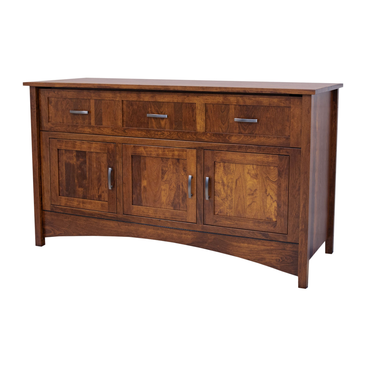 Amish Mission Cherry Wood Murphy Bed Cabinet | ASB