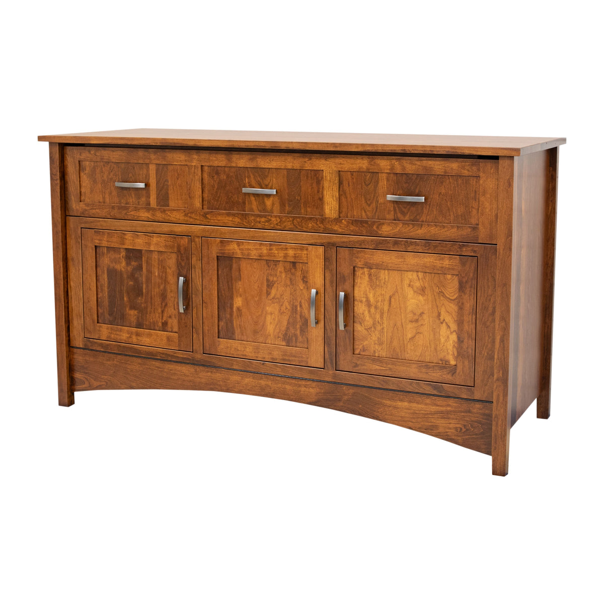 Amish Mission Cherry Wood Murphy Bed Cabinet | MC