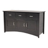 Amish Mission Oak Wood Black Murphy Bed Cabinet | EB