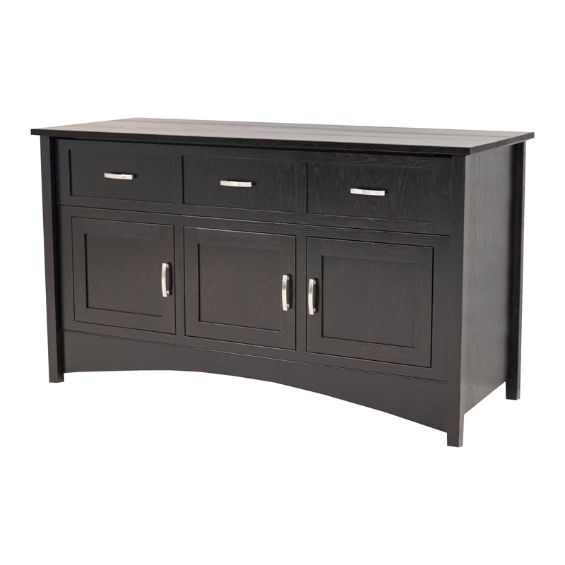 Amish Mission Oak Wood Black Murphy Bed Cabinet | EB