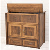 Amish Mission Maple Wood Twin Size Murphy Bed Cabinet with Drawers | CO