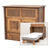 Amish Mission Maple Wood Twin Size Murphy Bed Cabinet with Drawers | HC