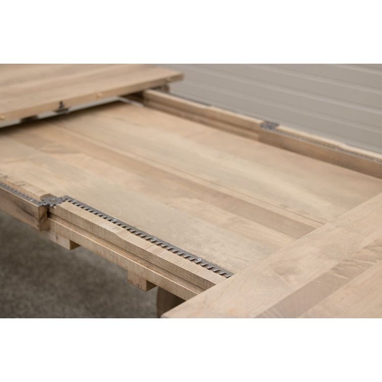 Mason Farm Leg Cherry Wood Extending Dining Table | CO