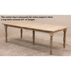 Mason Farm Leg Maple Wood Extending Dining Table | HC
