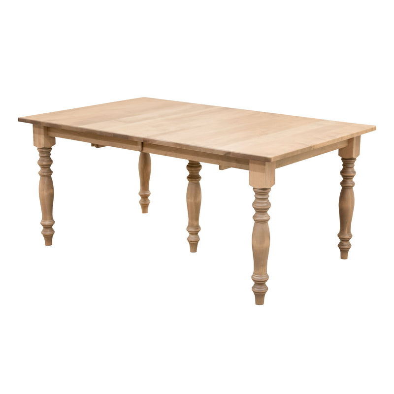 Mason Farm Leg Maple Wood Extending Dining Table | DS