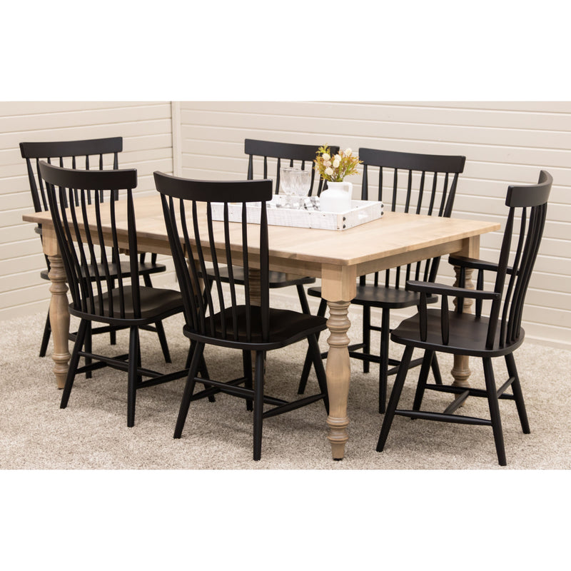 Mason Farm Leg Maple Wood Extending Dining Table | DS