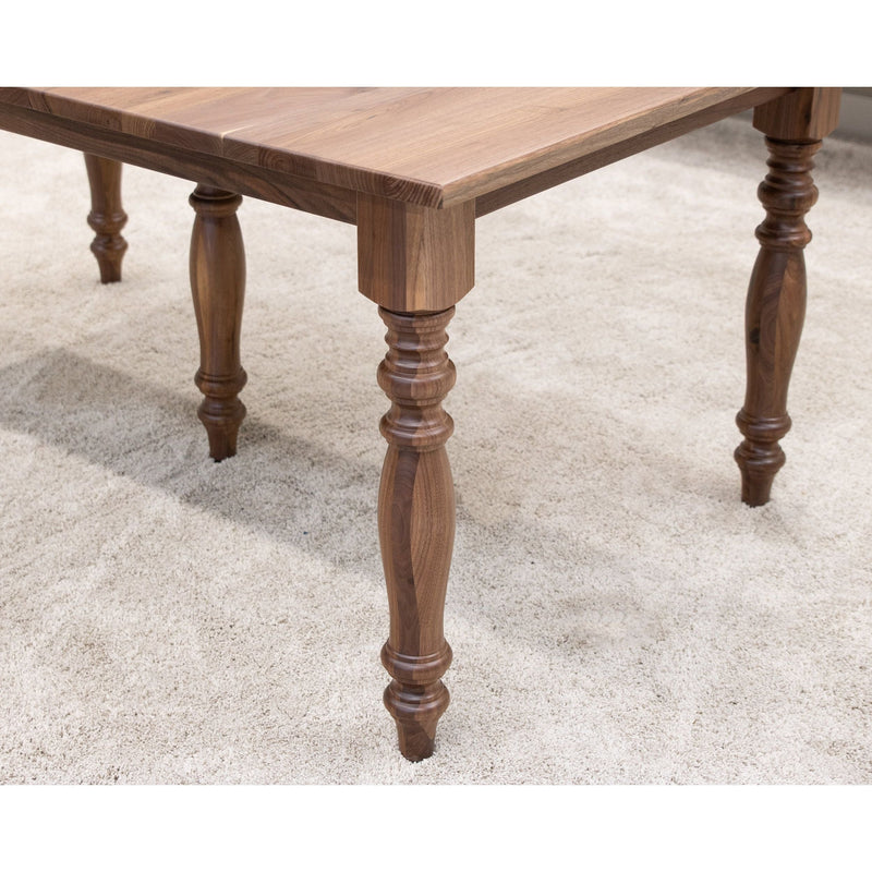 Mason Farm Leg Walnut Wood Extending Dining Table | NAT