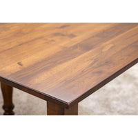Mason Farm Leg Hickory Wood Extending Dining Table | MC