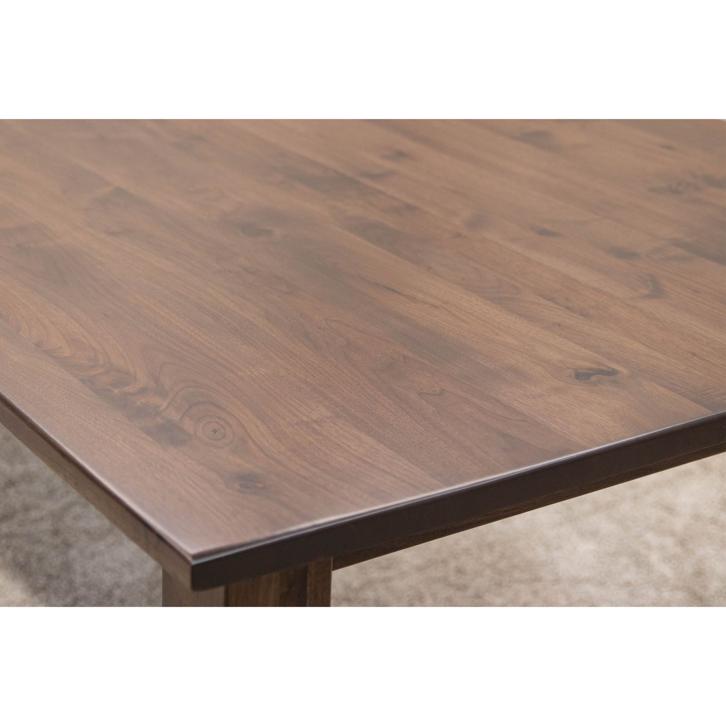 Mason Farm Leg Walnut Wood Extending Dining Table | CO