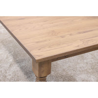 Mason Farm Leg White Oak Wood Extending Dining Table | WB