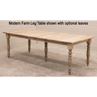 Mason Farm Leg Hickory Wood Extending Dining Table | MC
