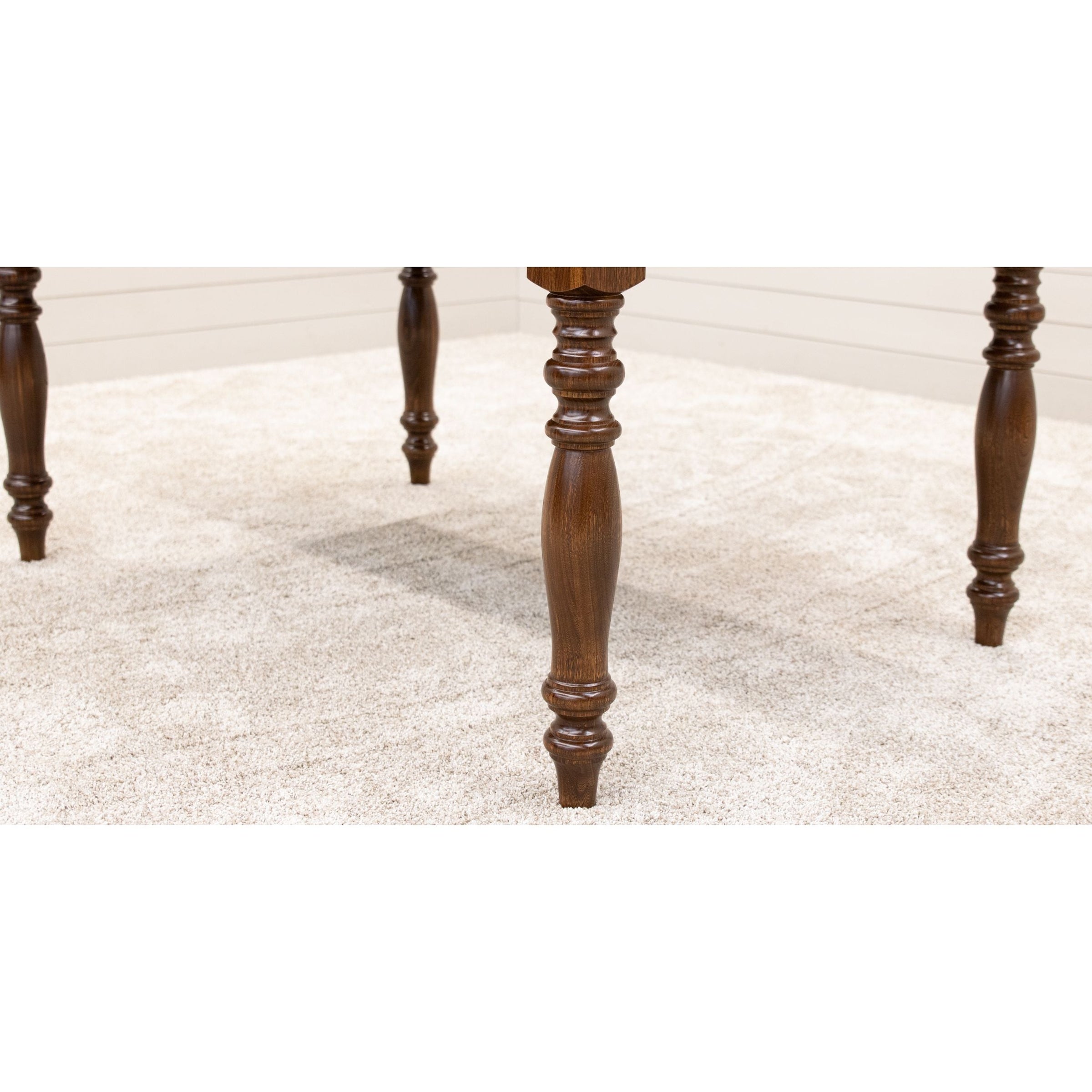 Mason Farm Leg Elm Wood Extending Dining Table | MC
