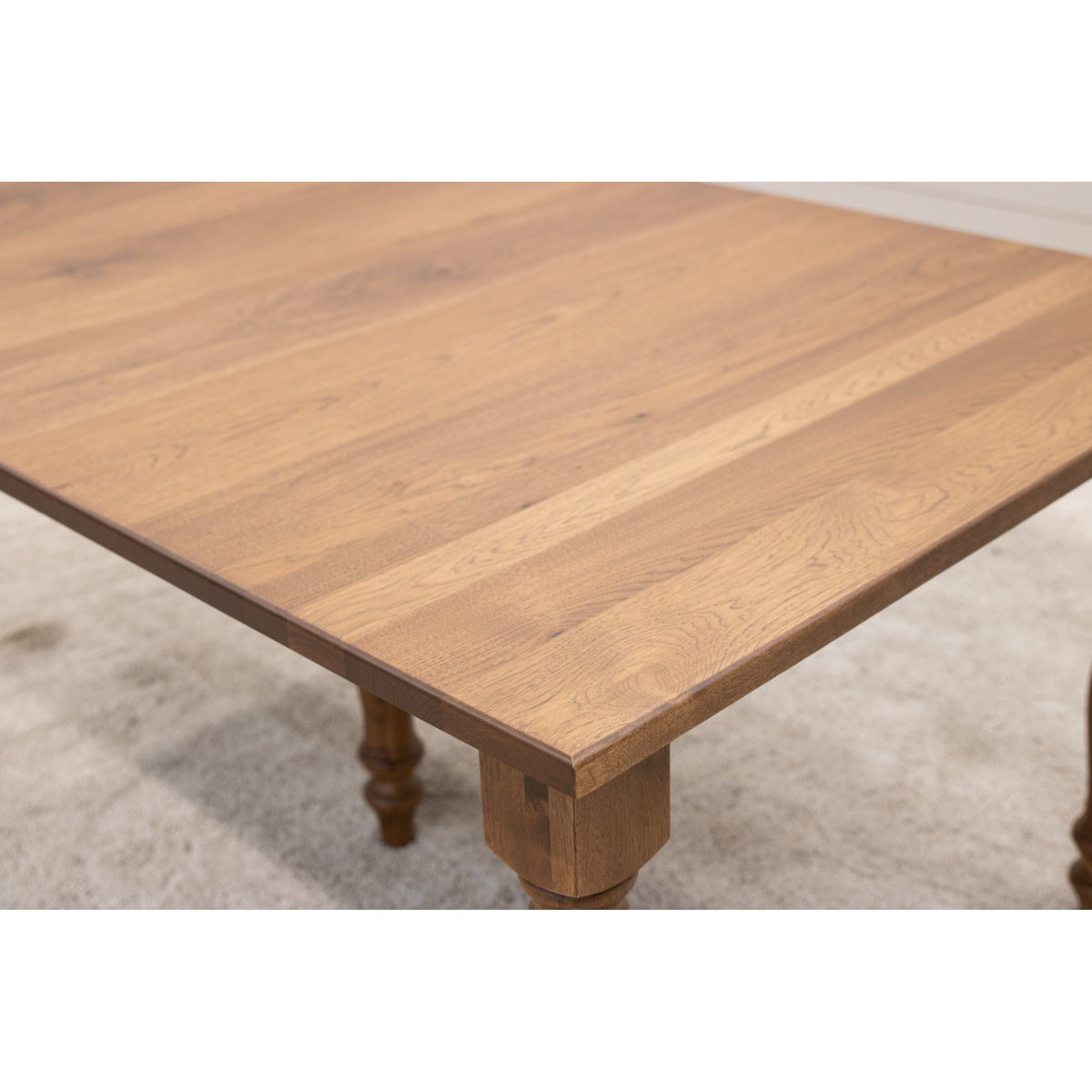 Mason Farm Leg Hickory Wood Extending Dining Table | HC