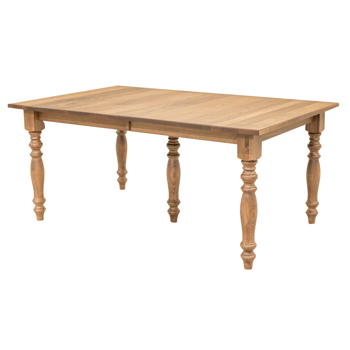 Mason Farm Leg Hickory Wood Extending Dining Table | WB