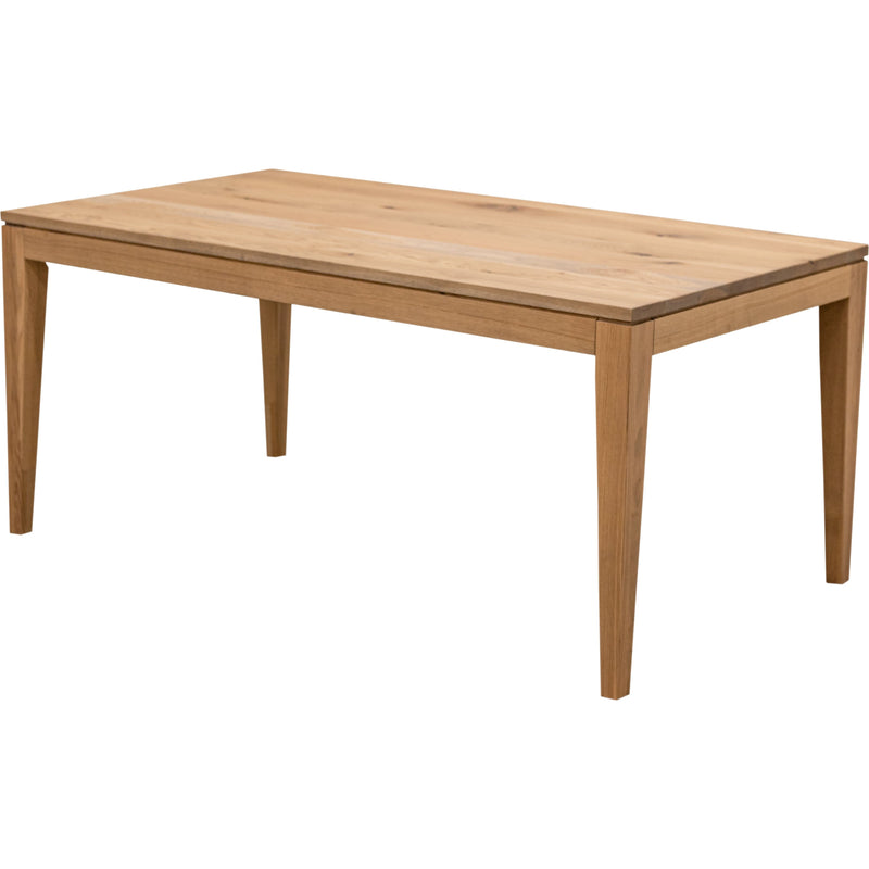 Milton Mid Century White Oak Wood Dining Table | DS