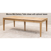 Milton Mid Century White Oak Wood Dining Table | DS