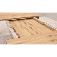 Milton Mid Century White Oak Wood Dining Table | CO