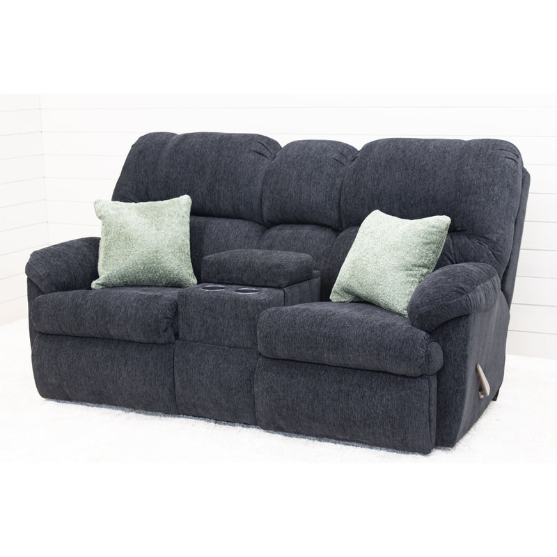 Mason Custom Reclining Loveseat with Console