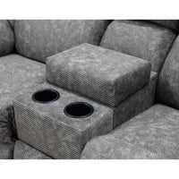 Mason Custom Reclining Loveseat with Console