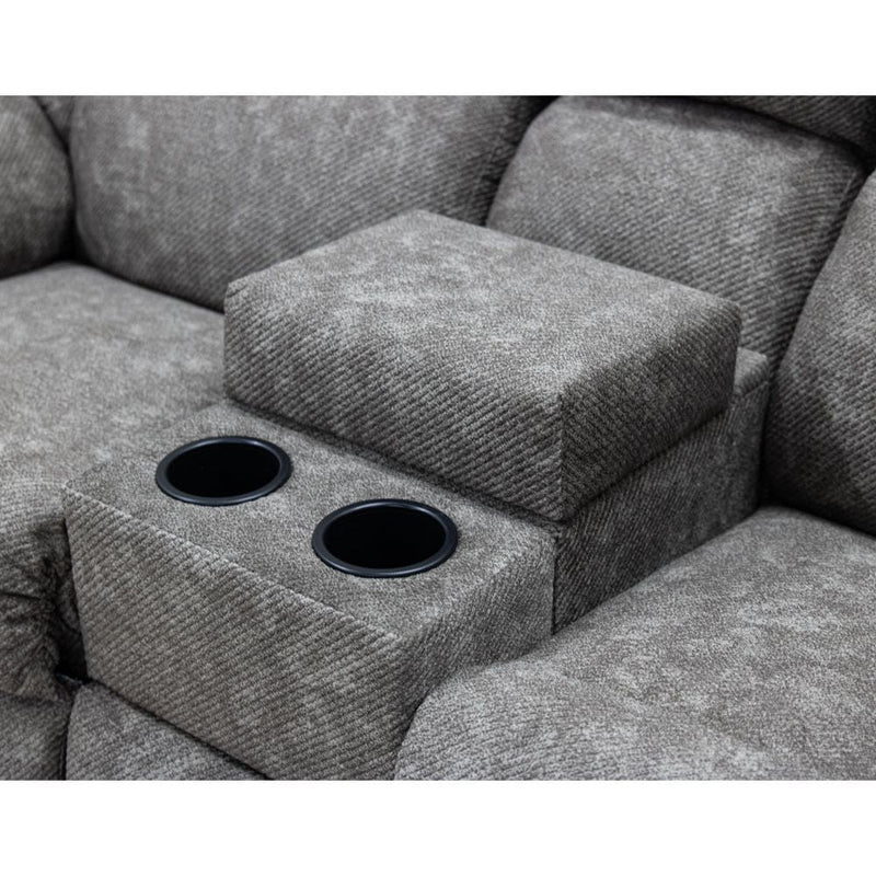 Mason Custom Reclining Loveseat with Console