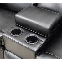 Mason Custom Reclining Loveseat with Console