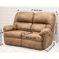 Mason Custom Reclining Loveseat