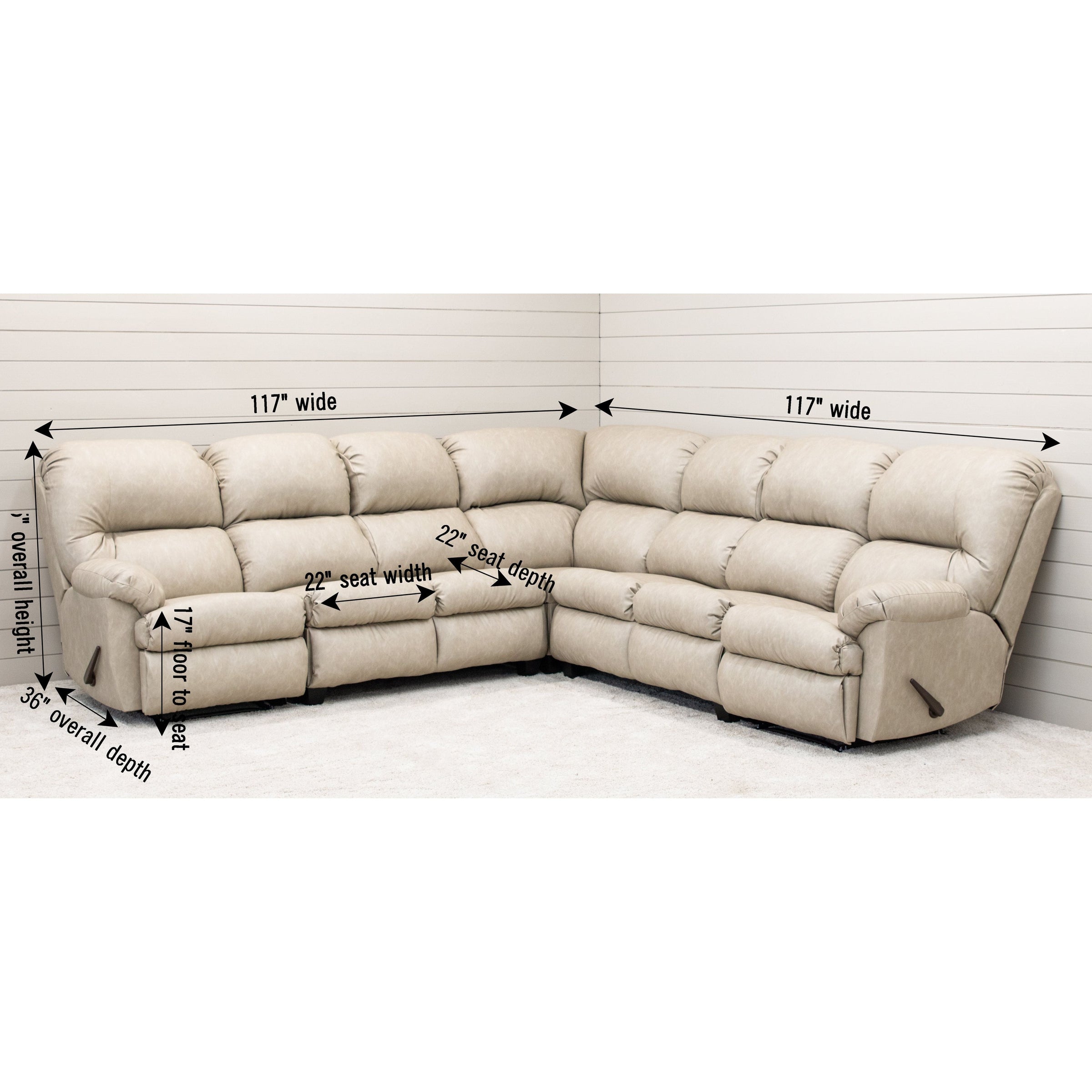 Mason Custom Reclining Sectional