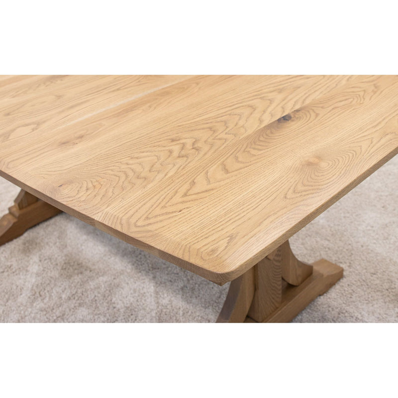 Niles White Oak Wood Extending Dining Table | DS