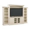 Norris White Solid Wood Entertainment Center | M-DW