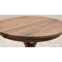 Norris Round Walnut Wood Pub Table | NAT