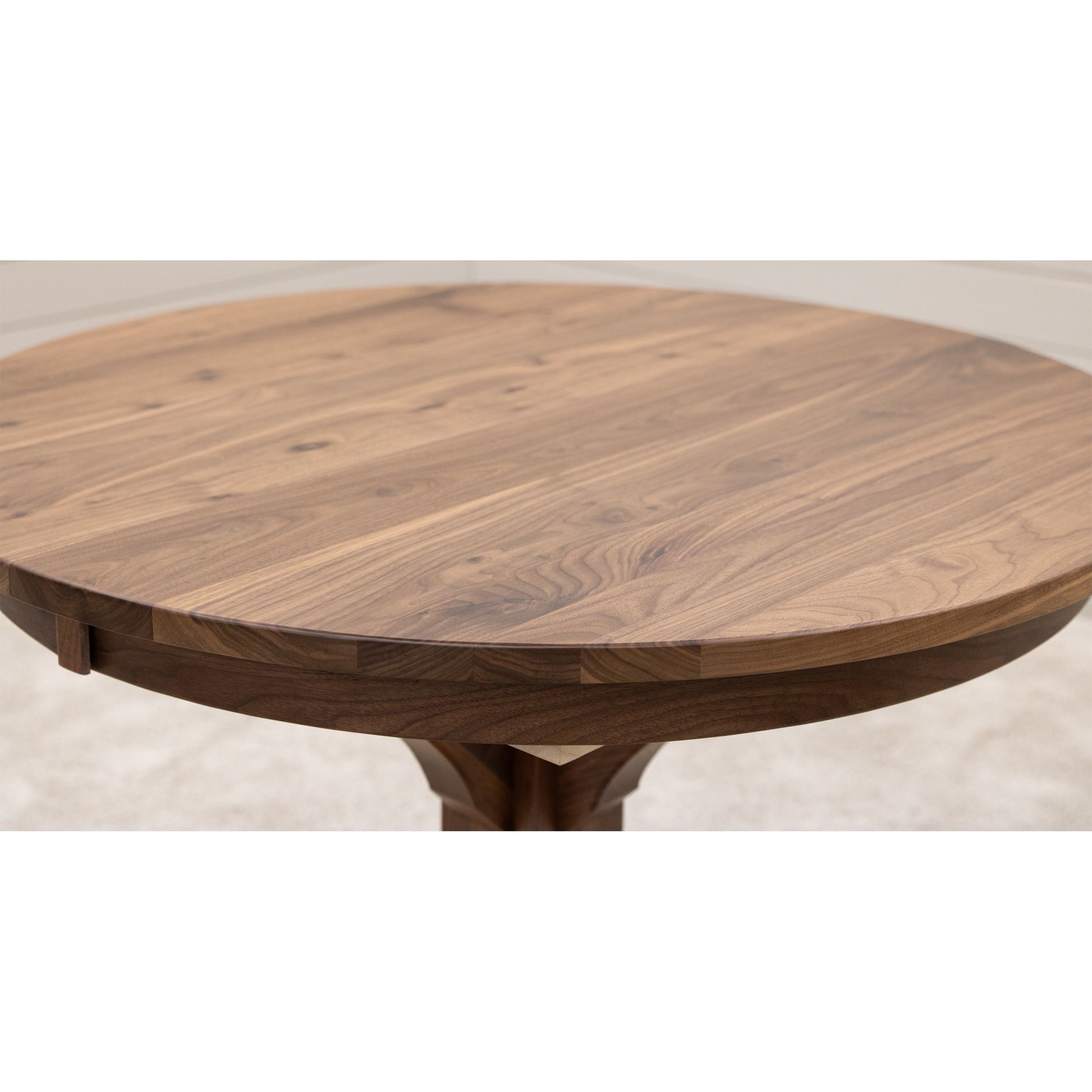 Norris Round Walnut Wood Pub Table | NAT