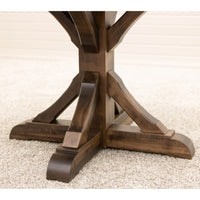 Norris Round Maple Wood Extending Dining Table | GS