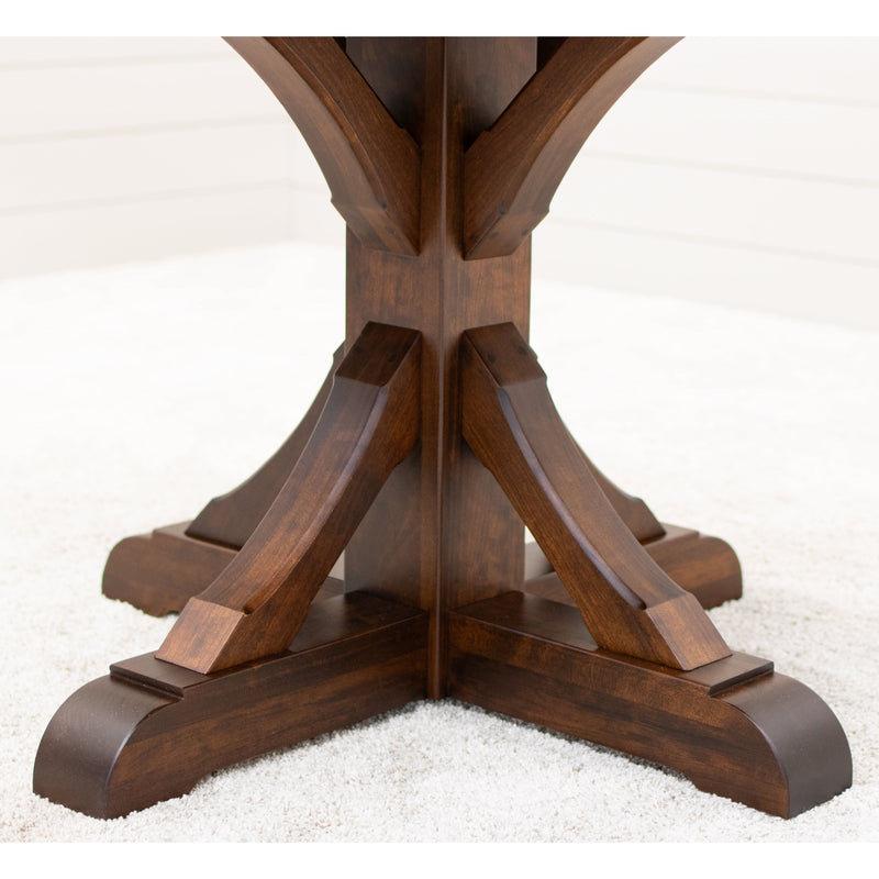 Norris Round Cherry Wood Extending Dining Table | GB