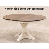Norris Round Walnut Wood Extending Dining Table | NAT