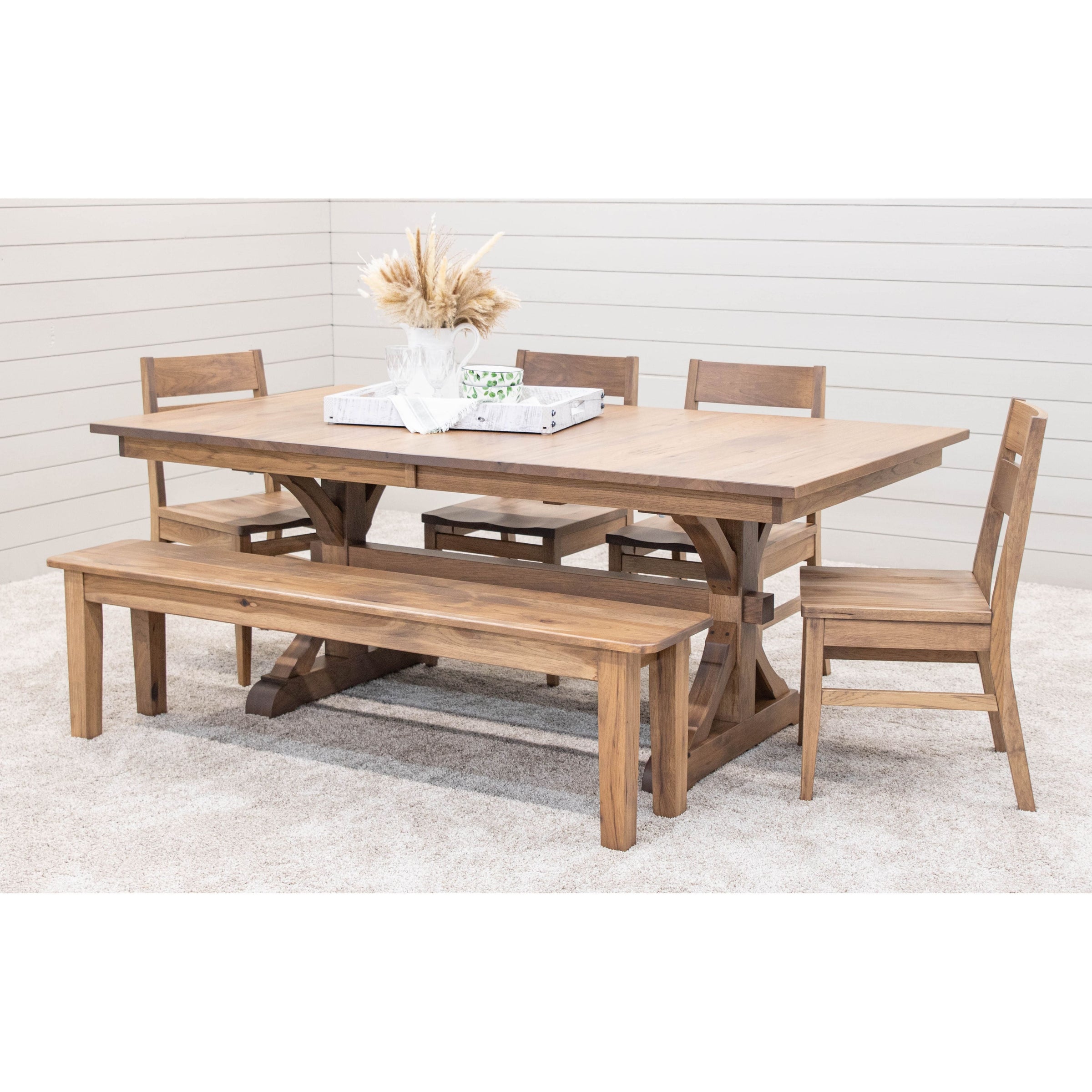 Lakeville Hickory Wood Side Dining Chair | WB