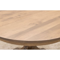 Norris Round Maple Wood Extending Dining Table | WB