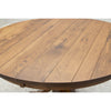 Norris Round Hickory Wood Extending Dining Table | HC